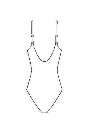 Shan Classique Thin straps one-piece
